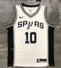 San Antonio Spurs White #10 NBA Jersey-311