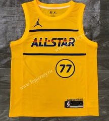 2021-2022 All Stars Yellow #77 NBA Jersey-311