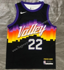 City Edition 2020-2021 Phoenix Suns Black #22 NBA Jersey-311