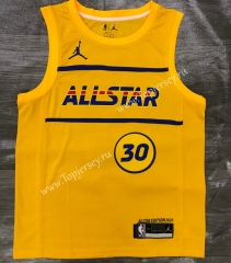 2021-2022 All Stars Yellow #30 NBA Jersey-311
