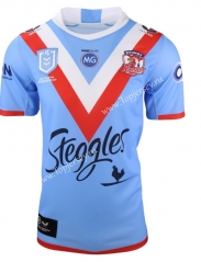 2021 Commemorative Edition Australia Roosters Blue Thailand Rugby Shirt