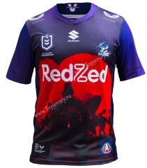 Melbourne Home Purple Thailand Rugby Jersey