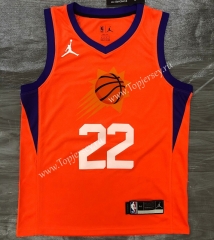 Jordan Theme 2021 Phoenix Suns Orange #22 NBA Jersey-311