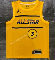 2021-2022 All Stars Yellow #3 NBA Jersey-311