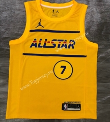 2021-2022 All Stars Yellow #7 NBA Jersey-311