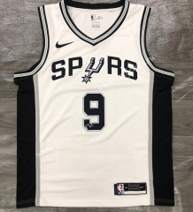 San Antonio Spurs White #9 NBA Jersey-311