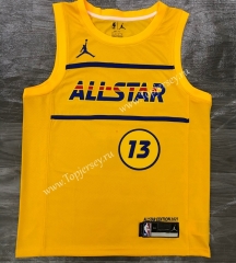 2021-2022 All Stars Yellow #13 NBA Jersey-311