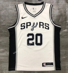 San Antonio Spurs White #20 NBA Jersey-311