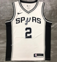 San Antonio Spurs White #2 NBA Jersey-311