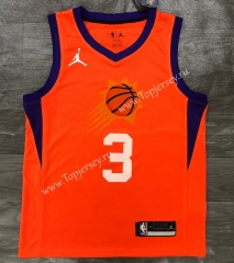 Jordan Theme 2021 Phoenix Suns Orange #3 NBA Jersey-311