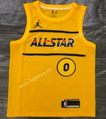 2021-2022 All Stars Yellow #0 NBA Jersey-311
