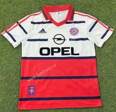 Retro Version 1998-2000 Bayern München Away Red&White Thailand Soccer Jersey AAA-503