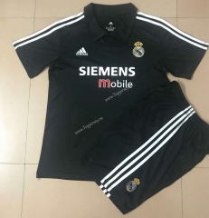 Reteo Version 02-03 Real Madrid Away Black Soccer Uniform-AY