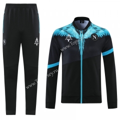 2021-2022 Napoli Black Thailand Soccer Jacket Uniform-LH