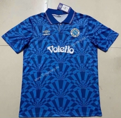 Retro Version 91-93 Napoli Home Blue Thailand Soccer Jersey AAA-422