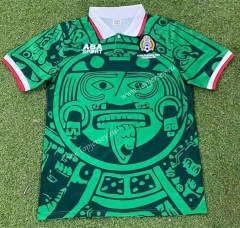 Retro Version 98 Mexico Home Green Thailand Soccer Jersey AAA-503