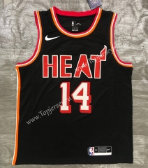 2018 Retro Version Miami Heat Black #14 NBA Jersey-311