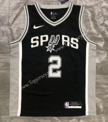 San Antonio Spurs Black #2 NBA Jersey-311