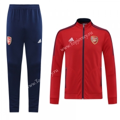 2021-2022 Arsenal Red (Ribbon) Thailand Soccer Jacket Uniform-LH