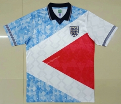 Retro Version 1990 World Cup England Blue&White Thailand Soccer Jersey AAA-HR