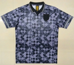 Retro Version 1990 World Cup England Dark Gray Thailand Soccer Jersey AAA-HR
