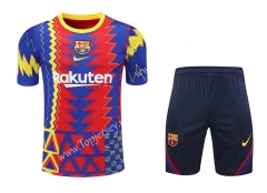 2021-2022 Barcelona Red&Blue Thailand Training Soccer Uniform-418