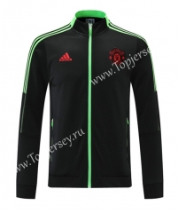 2021-2022 Manchester United Black (Ribbon) Thailand Soccer Jacket-LH