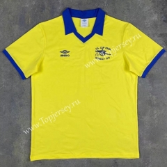 Retro Version 71-79 Arsenal Away Yellow Thailand Soccer Jersey AAA-510