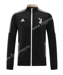 2021-2022 Juventus Black (Ribbon) Thailand Soccer Jacket -LH