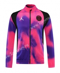 2021-2022 Jordan Paris SG Pink&Purple Thailand Soccer Jacket-LH
