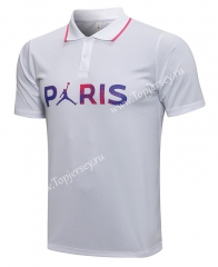 2021-2022 Jordan Paris SG White Thailand Polo Shirt-815