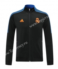 2021-2022 Real Madrid Black ( Ribbion )  Thailand Soccer Jacket-LH