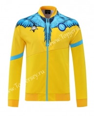 2021-2022 Napoli Yellow Thailand Soccer Jacket -LH