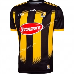 GAA Kilkenny Yellow&Black Thailand Rugby Shirt