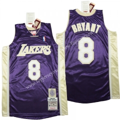 Hall of Fame Los Angeles Lakers Purple #8 NBA Jersey-311