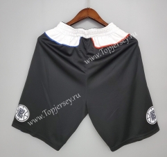 2021 City Edition Los Angeles Clippers Black NBA Shorts-311