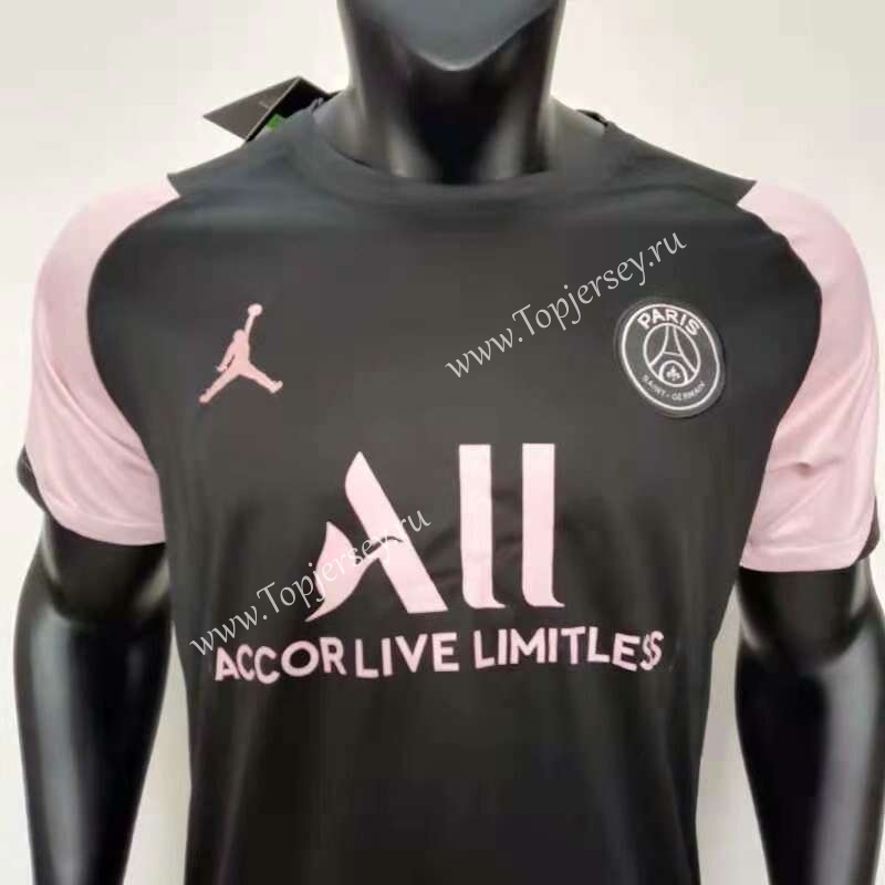 2021-2022 Jordan PSG Black Thailand Training Soccer Jersey AAA-407-PSG| topjersey