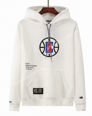 Joint Version Los Angeles Clippers White Tracksuit Top With Hat-LH
