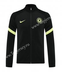 2021-2022 Chelsea Black Thailand Training Soccer Jacket-LH