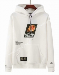 Joint Version Phoenix Suns White Tracksuit Top With Hat-LH