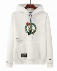 Joint Version Boston Celtics White Tracksuit Top With Hat-LH