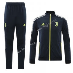 2021-2022 Juventus Dark Gray (Ribbon) Thailand Soccer Jacket Uniform-LH