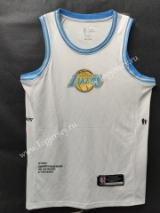 Joint Version Los Angeles Lakers White NBA Jersey-LH