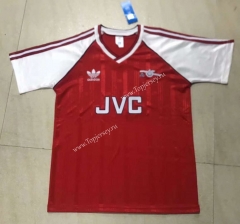 Retro Version 88-90 Arsenal Home Red Thailand Soccer Jersey AAA-7T