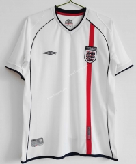 Retro Version 01-03 England Home White Thailand Soccer Jersey AAA-C1046