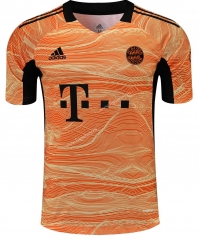 2021-2022 Bayern München Goalkeeper Orange Thailand Soccer Jersey-418