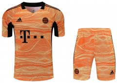 2021-2022 Bayern München Goalkeeper Orange Thailand Soccer Uniform-418