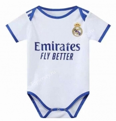 2021-2022 Real Madrid Home White Baby Uniform