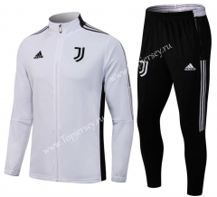 2021-2022 Juventus White Thailand Soccer Jacket Uniform-411