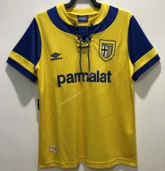 Retro Edition 93-95 Parma Calcio Yellow Thailand Soccer Jersey AAA-811